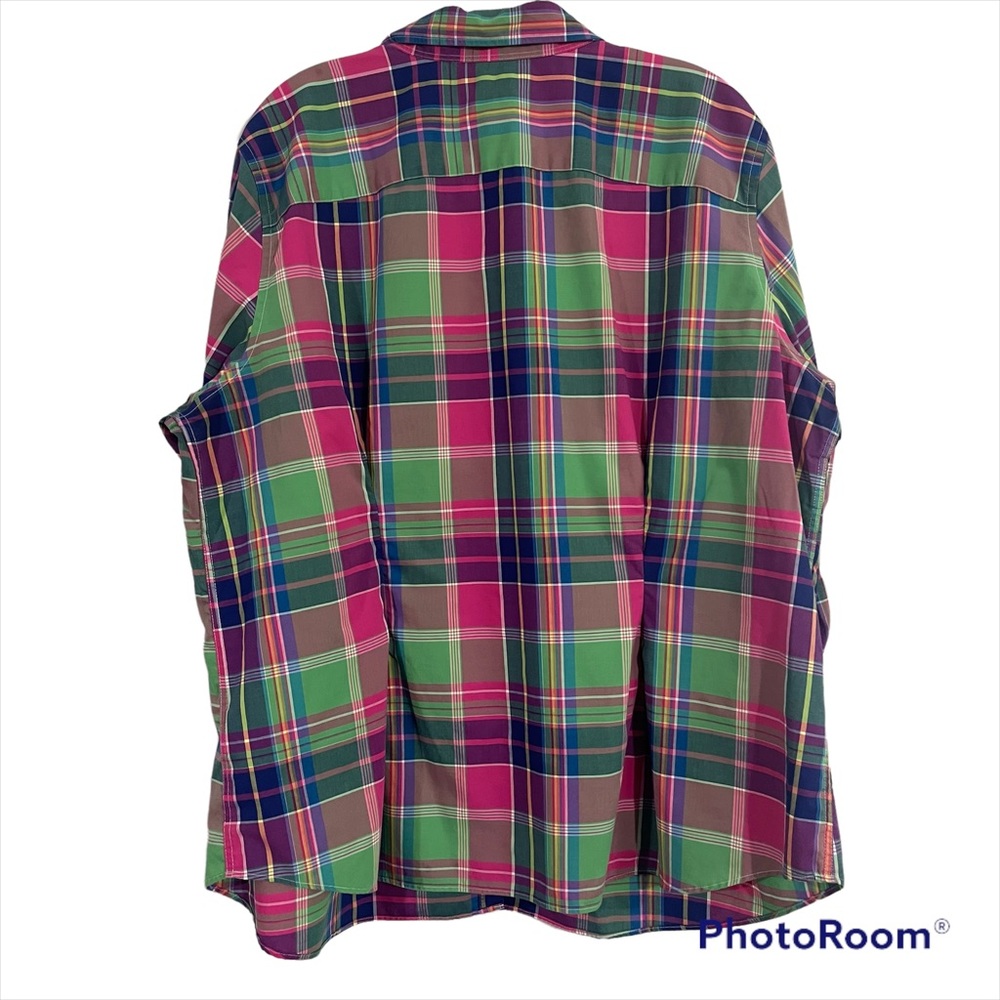 Chaps size 2X plaid button down shirt - Picture 13 of 13